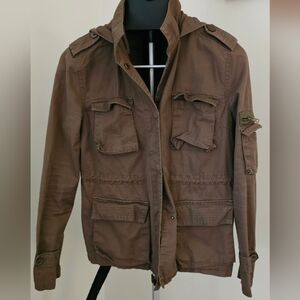 Light Love Tree Green Utility Jacket